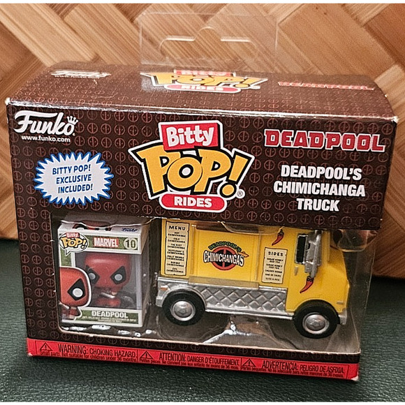 Funko Bitty Pop! Rides: Marvel - Deadpool's Chimichanga Truck - Picture 1 of 4